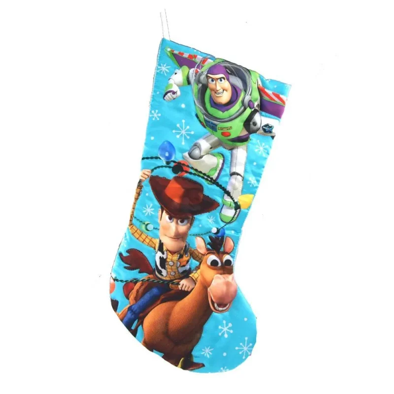 toy story 19 satin christmas stocking