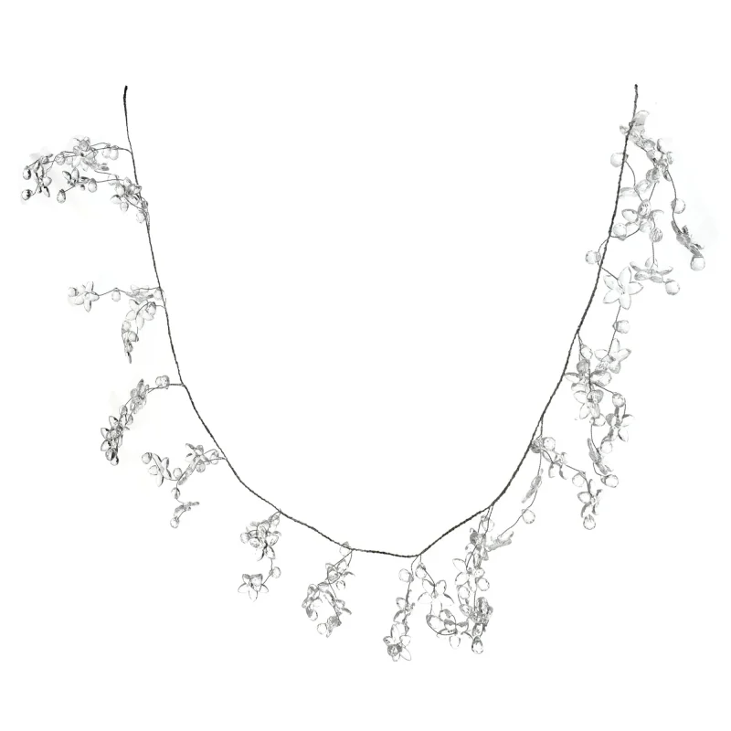 translucent floral bead garland 45