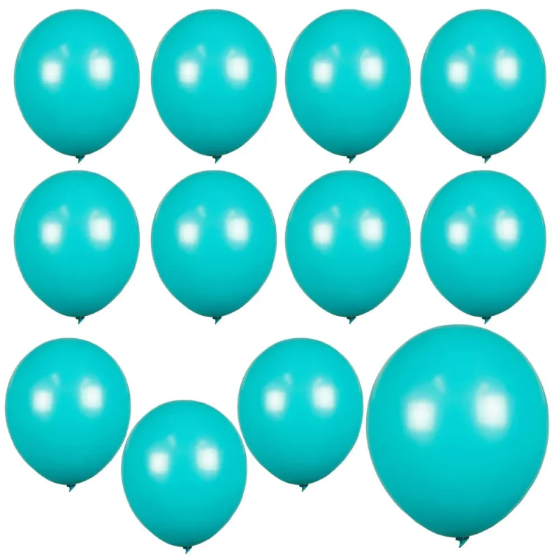 turquoise latex balloons 12 inch 144 pack premium quality