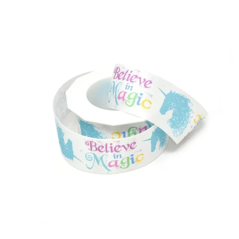 unicorn magic satin ribbon white 1 5 inch x 10 yards