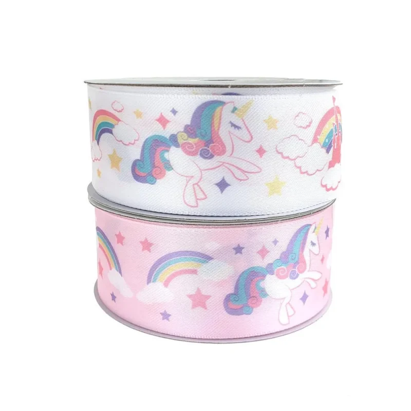 unicorn satin ribbon 1 5 inch x 10 yards