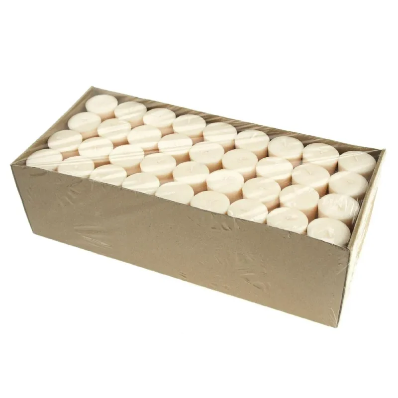 unscented ivory votive candles 2 inch 72 pack