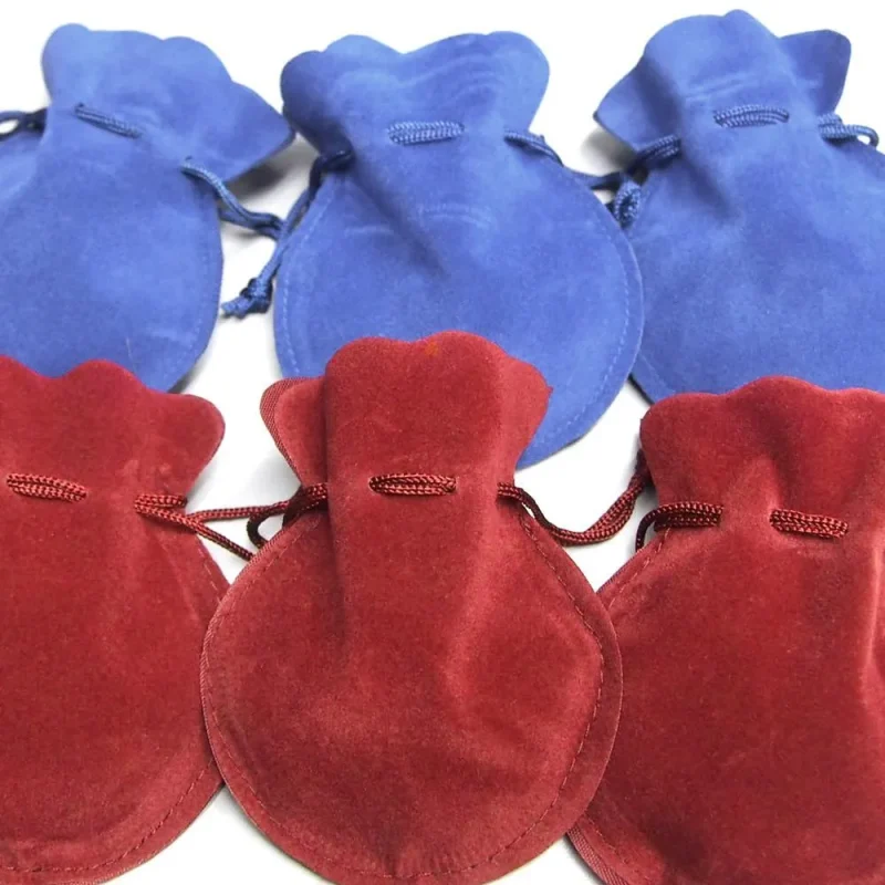 velour velvet jewelry pouch set 12 pack 3x4 inches