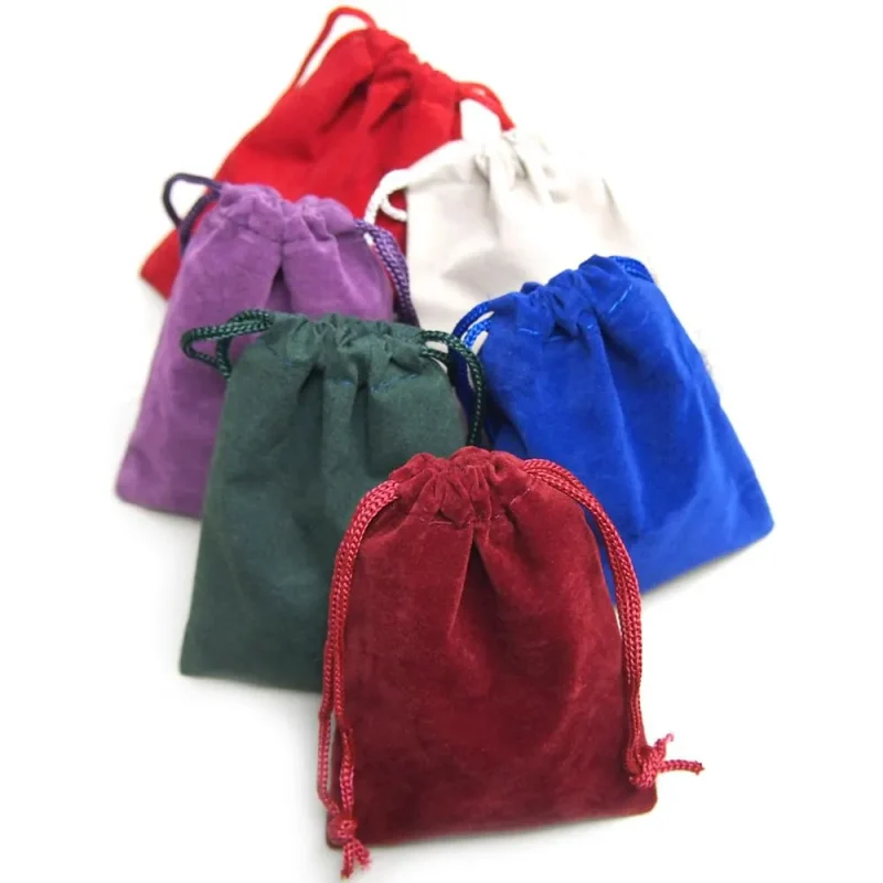 velvet jewelry pouches 3x4 inches 25 pack