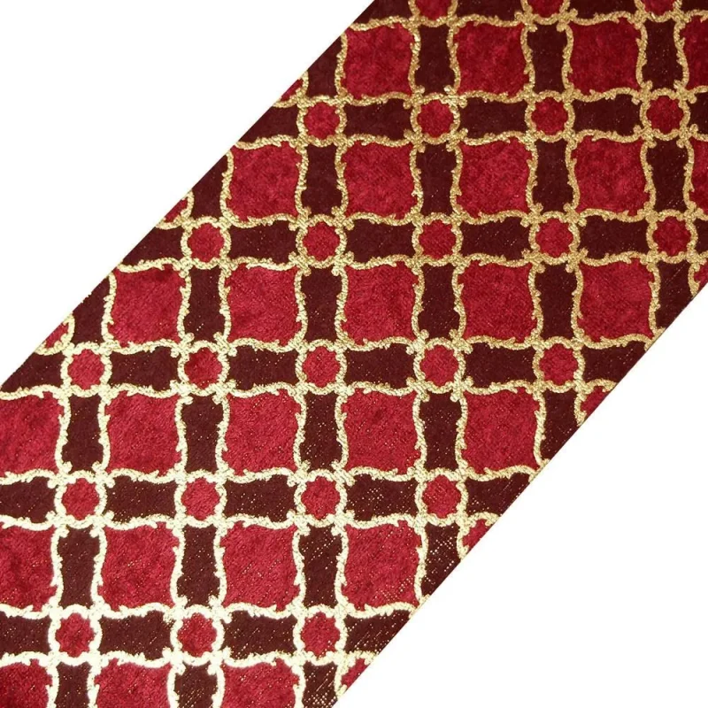 velvet self adhesive sticker 4x11 inches moroccan burgundy