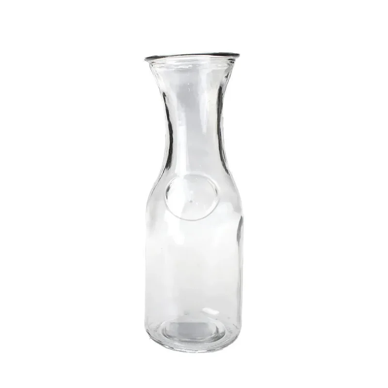 vintage glass milk jar 10 5 inch