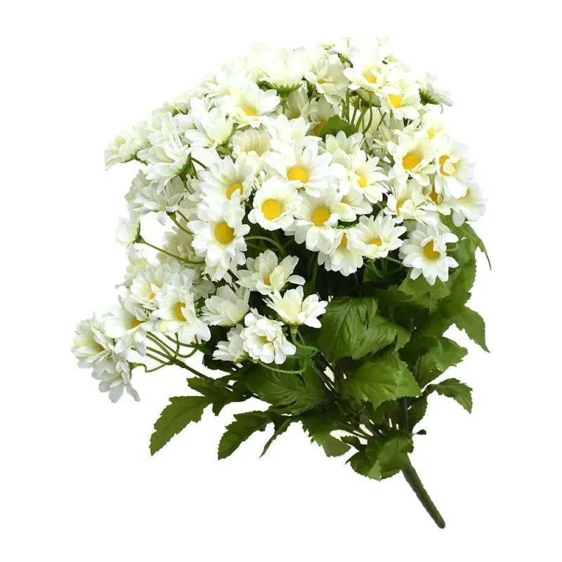 white 19 artificial daisy bush floral spray