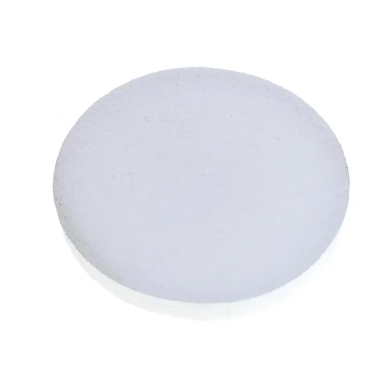 white 8 inch poly foam disk