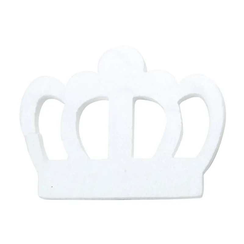 white diy regal crown foam cut out 23 1 2