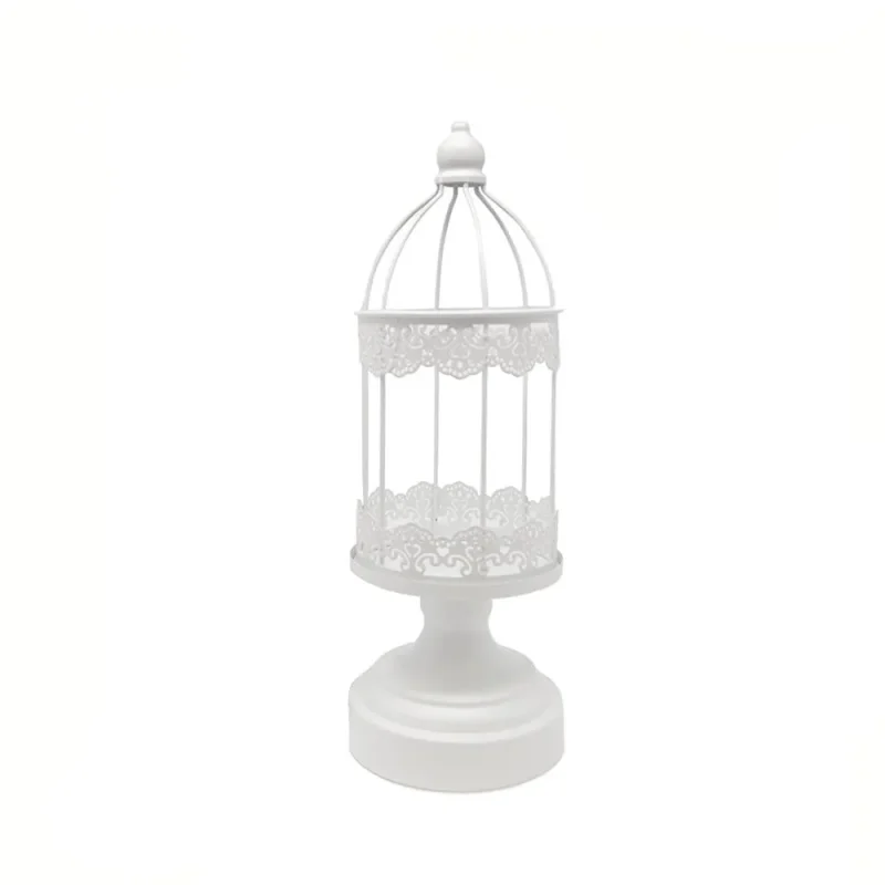 white metal wire lantern 14 5 inch decorative