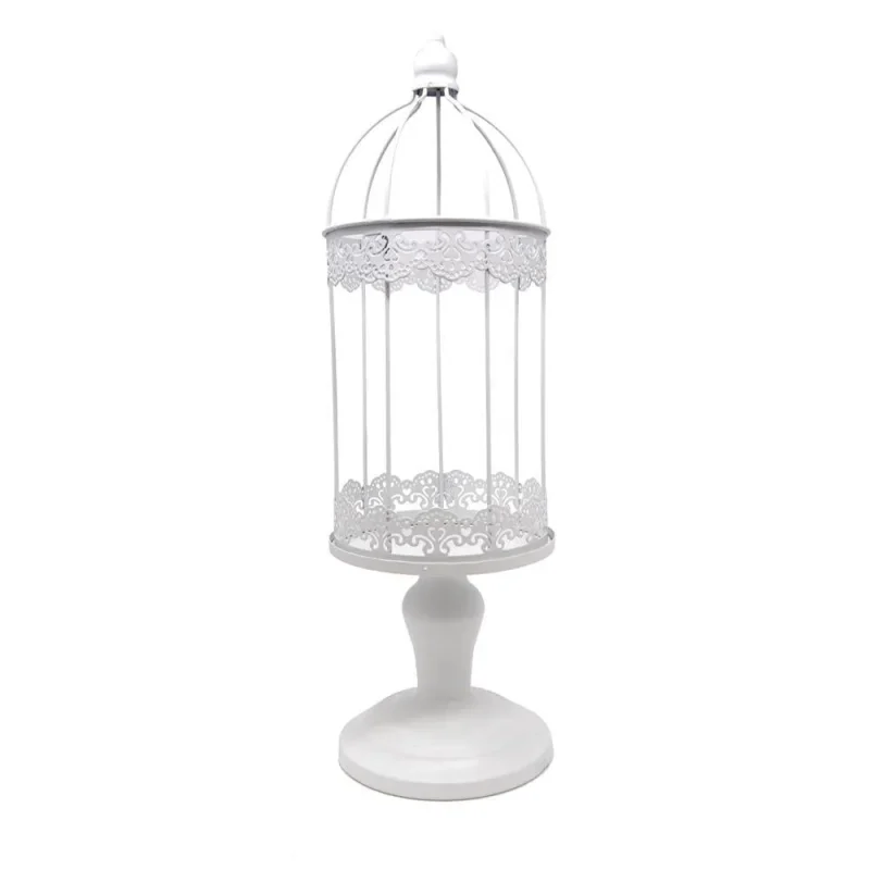 white metal wire lantern 17 5 inch decorative design