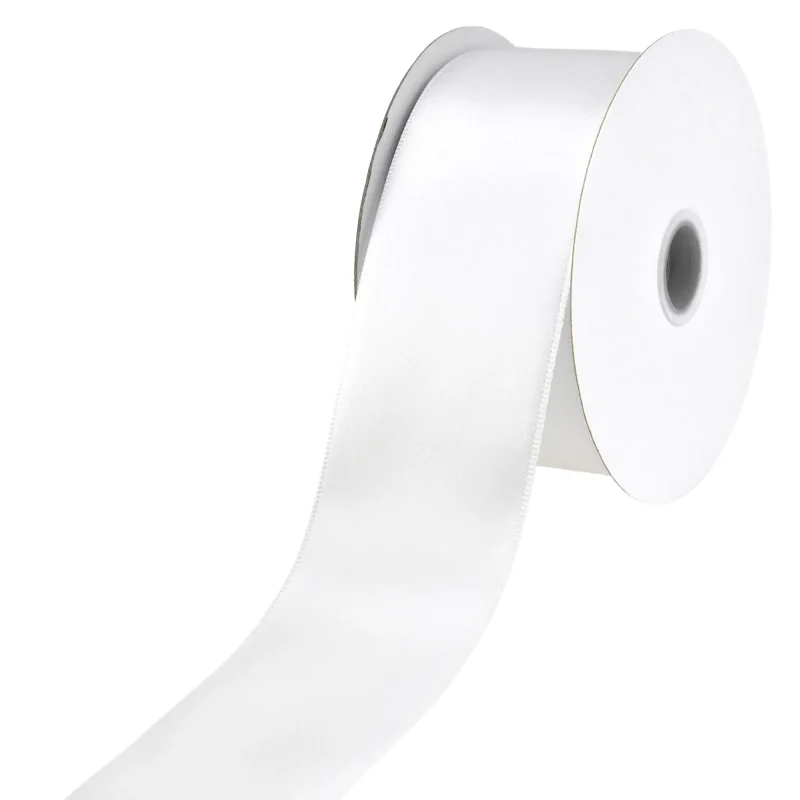 white satin ribbon 1 1 2 x 10 yards single faced