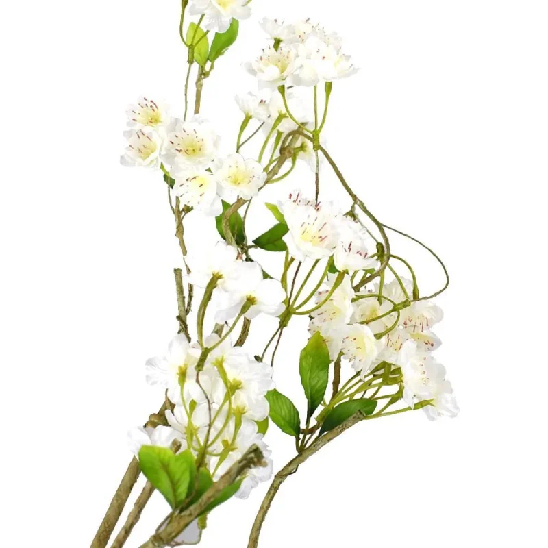 white silk cherry blossom vine 24 inch long lasting floral accent