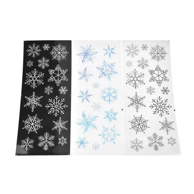 winter snowflake stickers 45 piece set