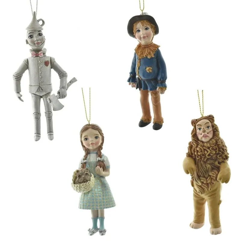 wizard of oz 4 piece 4 5 inch ornaments