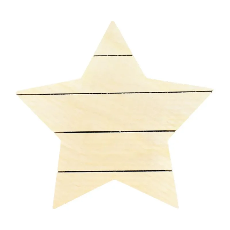 wood pallet star wall decor 12 inch natural diy