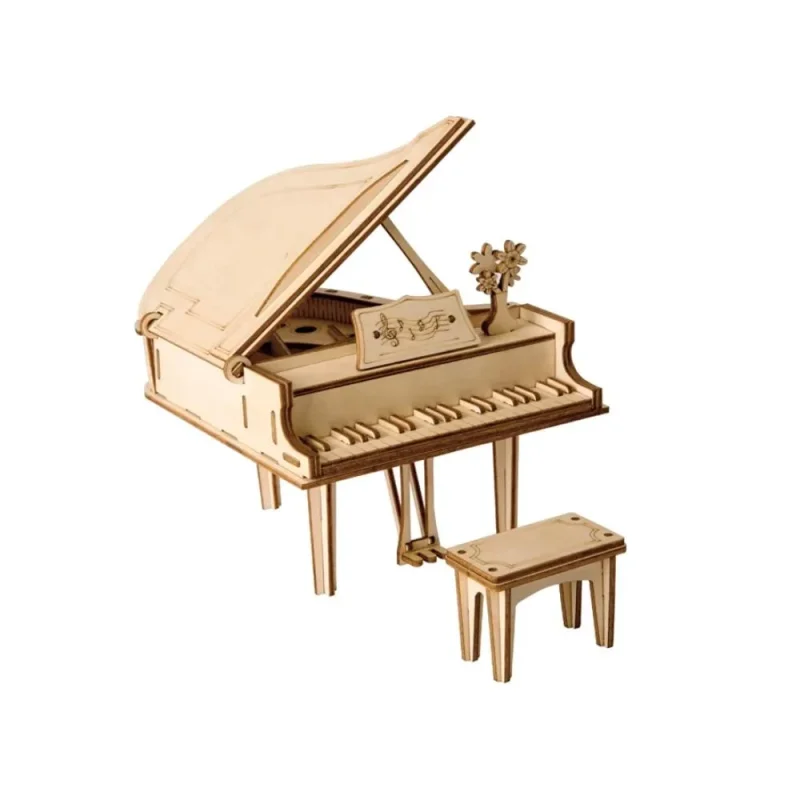 wooden 3d grand piano puzzle 5 1 4 inch