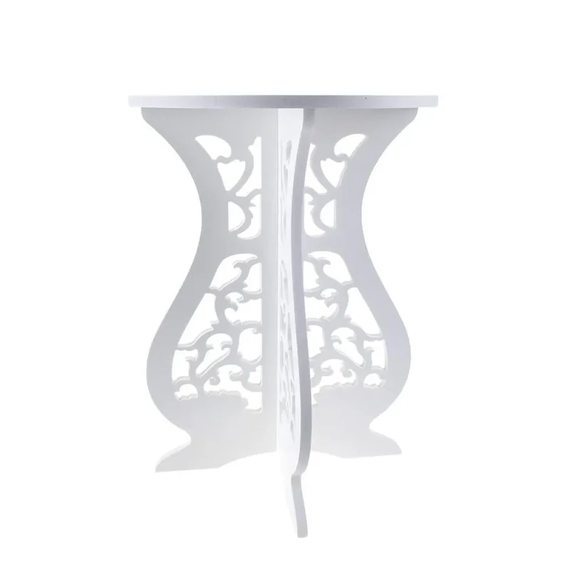 wooden accent pedestal stand 16 inch