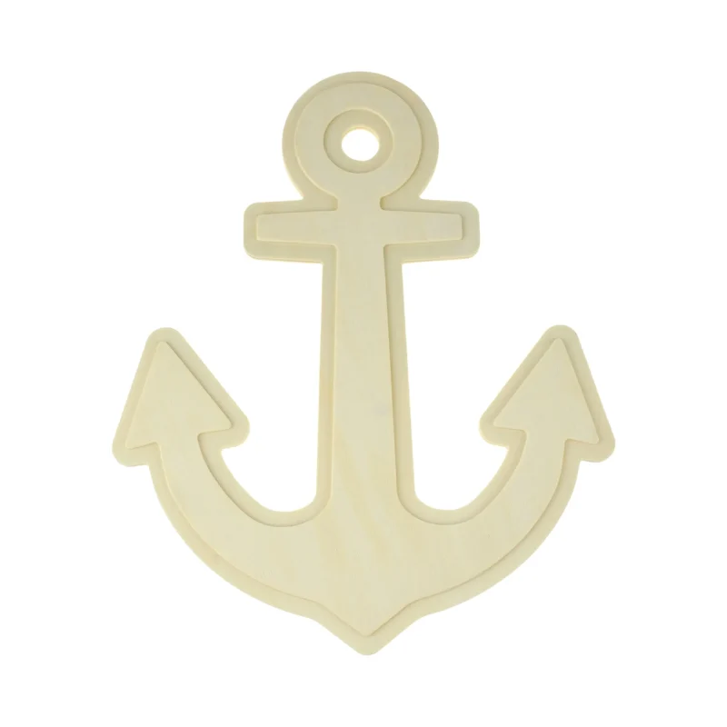 wooden anchor wall plaque 10 embossed craft decor