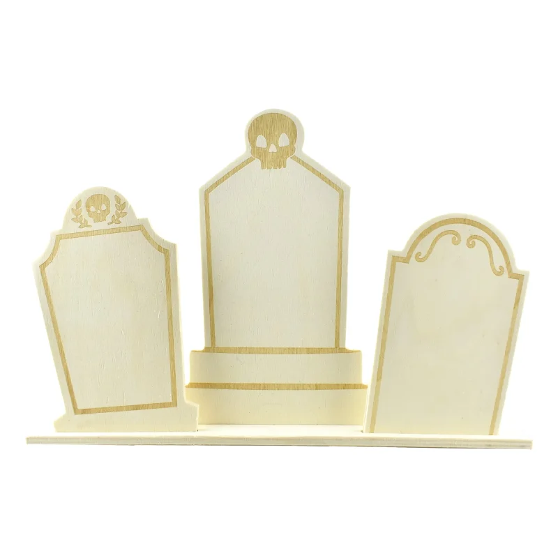 wooden headstone table decor 9 1 4 inch