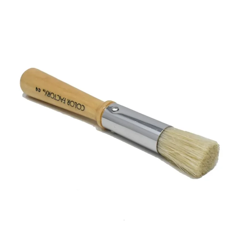 wooden stencil brush 2 4 3 4 inch